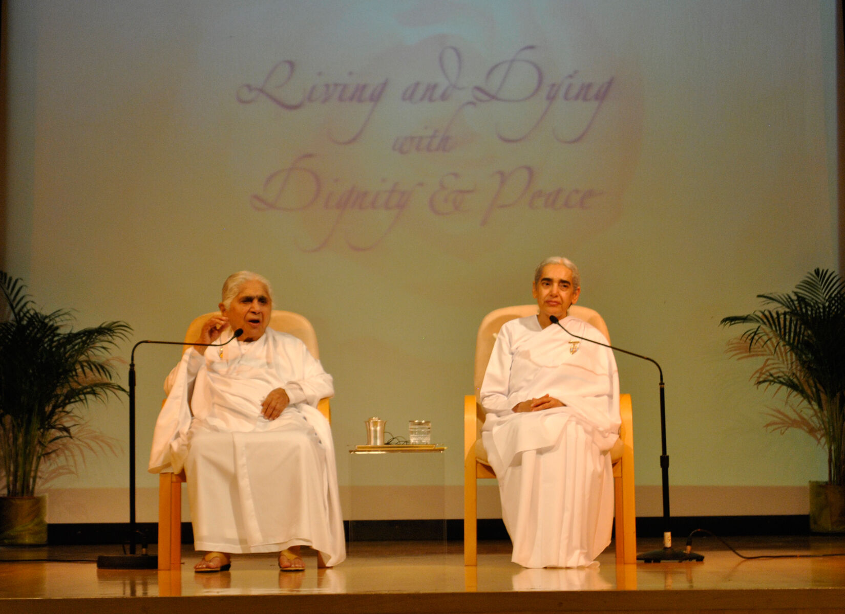 "Living and Dying with Dignity and Fear" with Dadi Janki, 2013