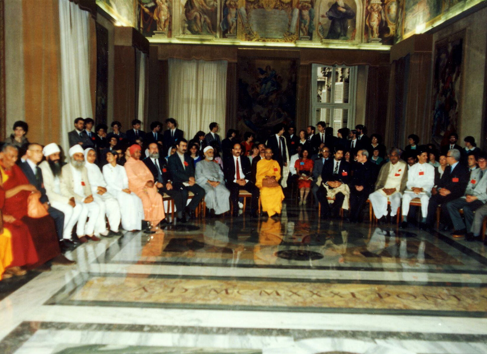 At the Vatican, 1989