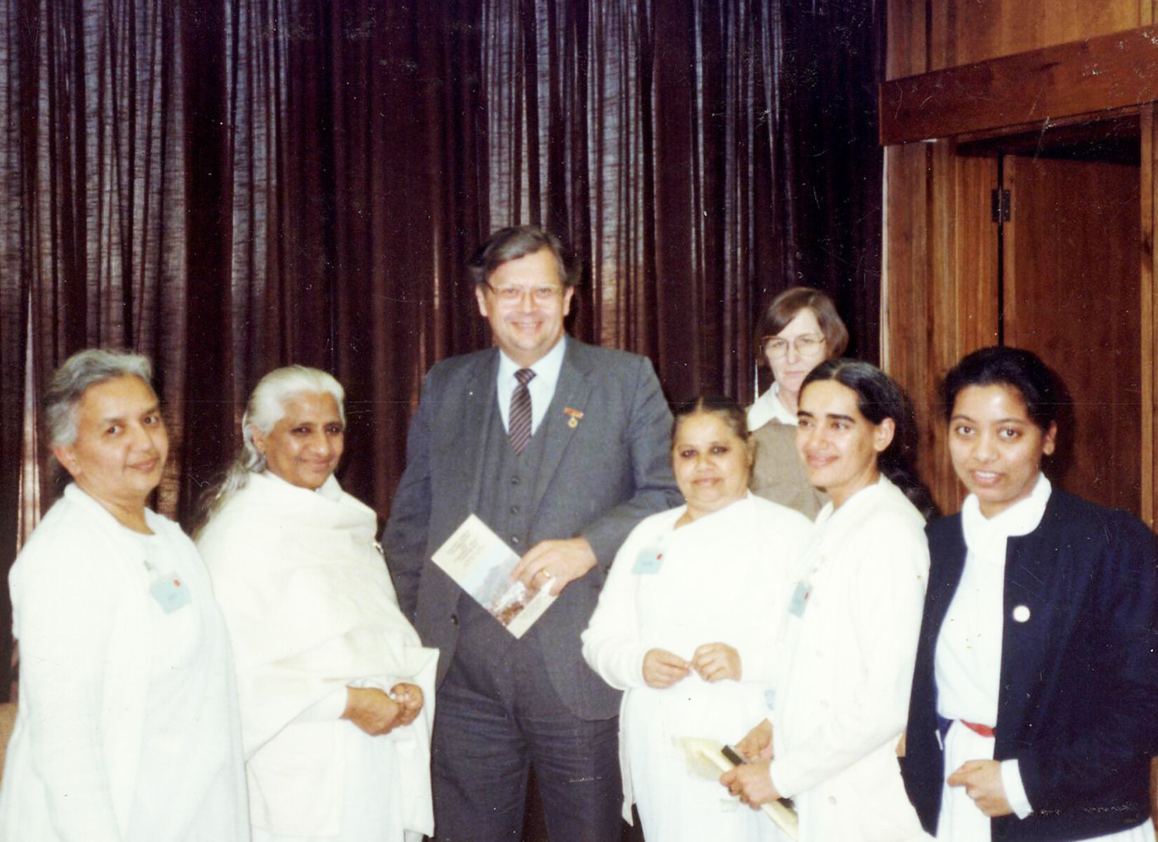 With Hon David Lange, Prime Minister of New Zealand, 1984