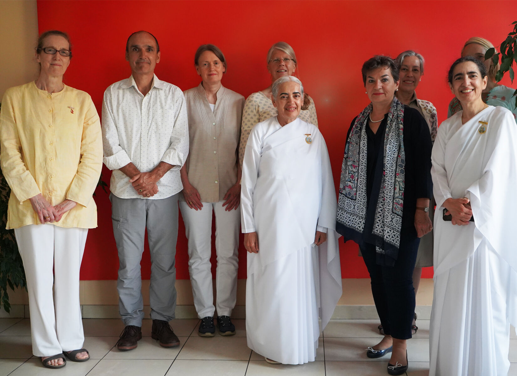 With Christiana Figueres, former UNFCCC, and The Brahma Kumaris Environment Initiative team, London 2019