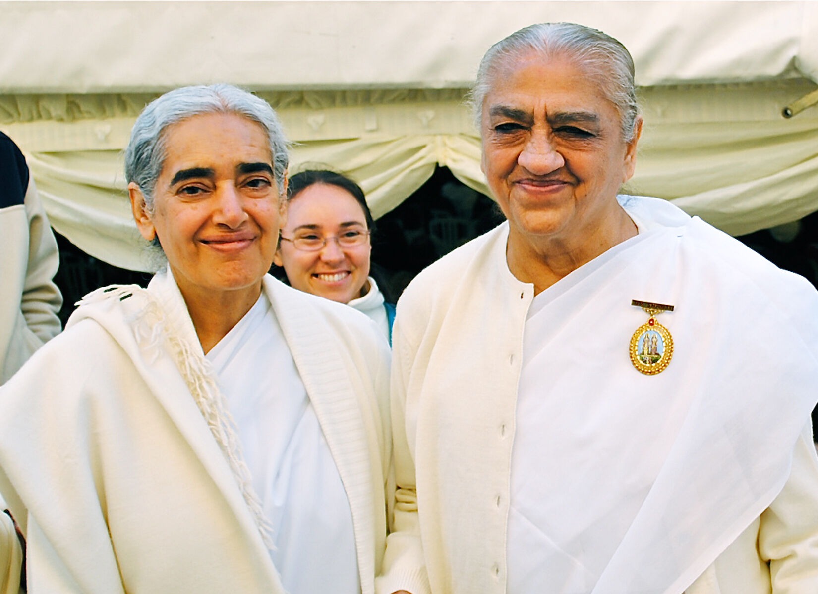 With Dadi Hirday Mohini, Joint Head of The Brahma Kumaris